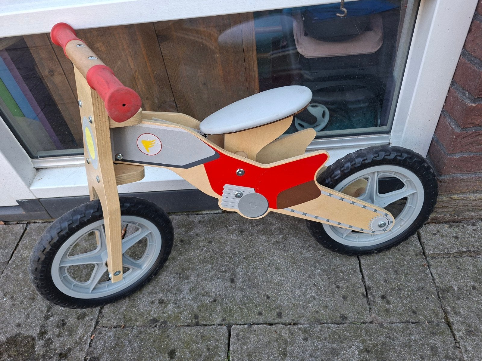 Houten Loopfiets voor Kinderen - Verstelbaar Zadel, Ophalen, Gebruikt, Playtive, Verstelbare zitting