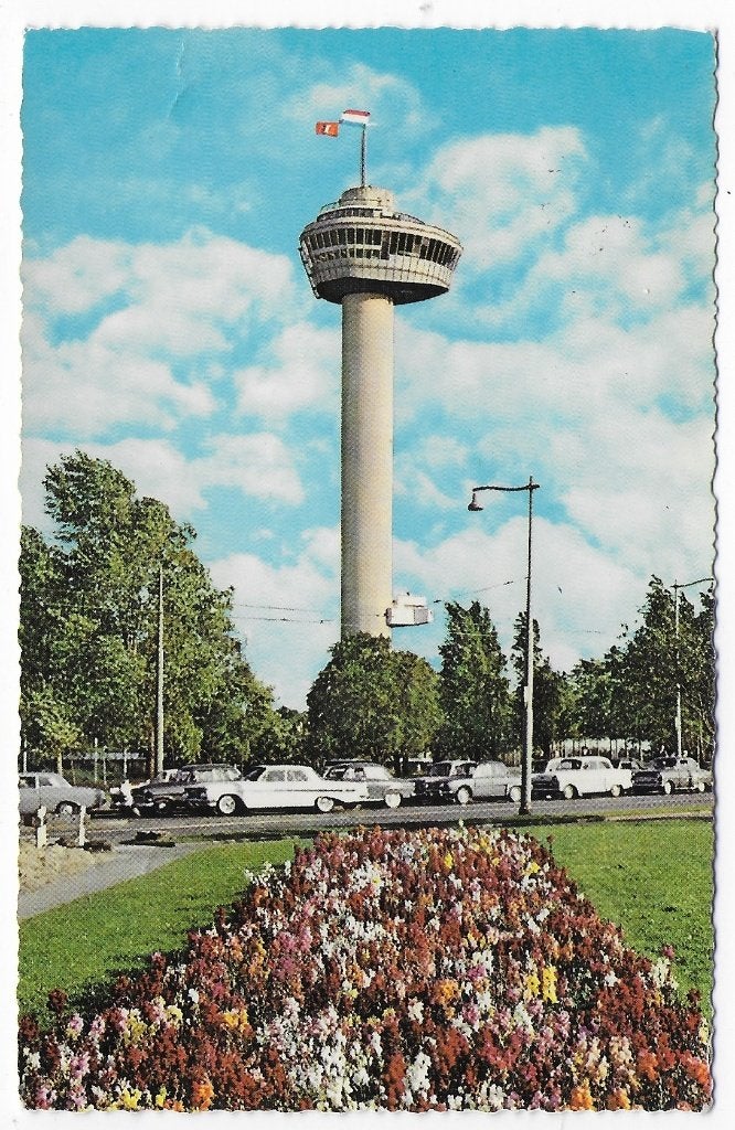 Rotterdam Euromast Ansichtkaart uit 1964 ( B6746), Verzamelen, Ophalen of Verzenden, 1960 tot 1980, Gelopen, Zuid-Holland