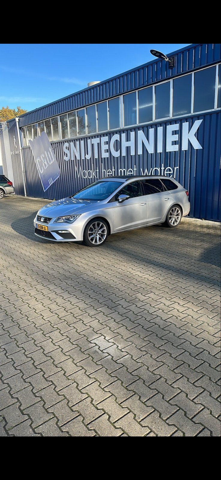 Seat Leon 2.0 TDI 150PK Dsg-7 2019 Grijs, Auto's, 1325 kg, 4 cilinders, Leon, Leder en Stof