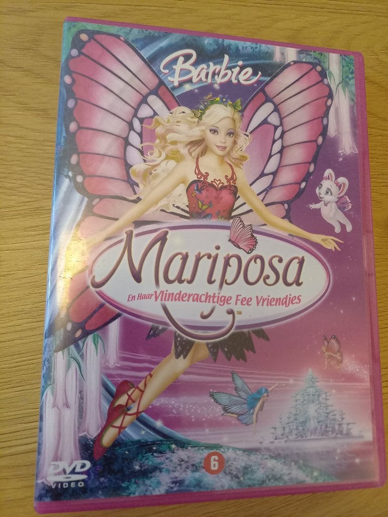 Barbie - Mariposa en haar Vlinderachtige Fee Vriendjes, Gebruikt, Animatie, Breedbeeld, Ophalen of Verzenden