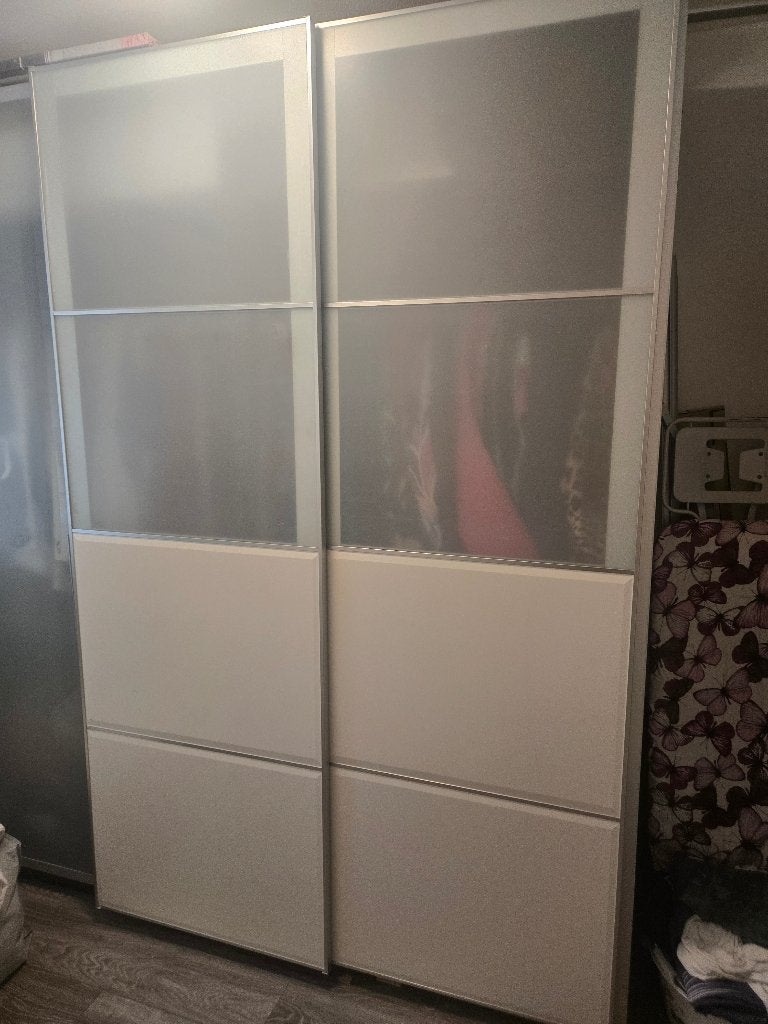 Pax schuifdeuren 75 cm bij 235 cm, Huis en Inrichting, Ophalen, 200 cm of meer, 50 tot 100 cm, Zo goed als nieuw