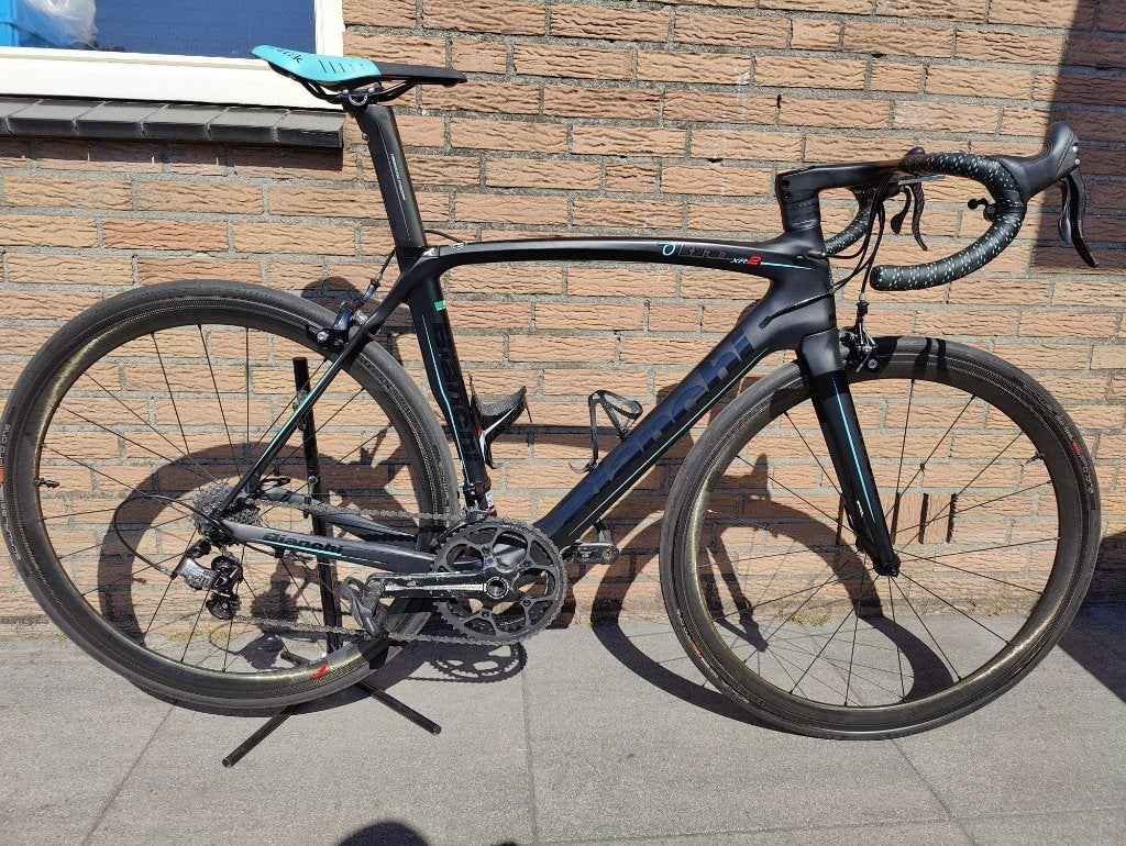 Bianchi Oltre XR2 55" volledig carbon z.g.a.n., Carbon, Zo goed als nieuw, Meer dan 20 versnellingen, 53 tot 57 cm