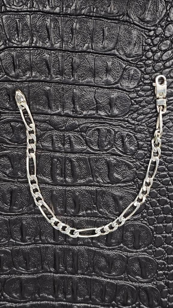 925 Zilveren Figaro Armband 21cm / 5mm