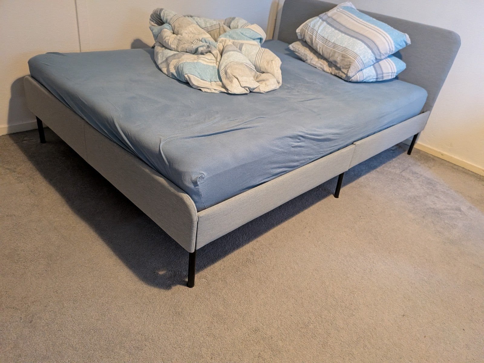 2 persoons ikea bed, Huis en Inrichting, Ophalen, Tweepersoons, 140 cm, Zo goed als nieuw