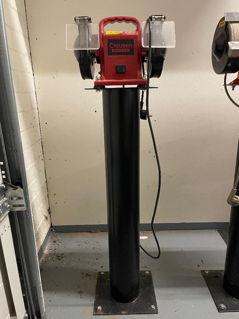 Creusen DS 4150 T bankslijpmachine, Doe-het-zelf en Verbouw, Ophalen, Zo goed als nieuw, Minder dan 700 watt, Haakse handslijpmachine