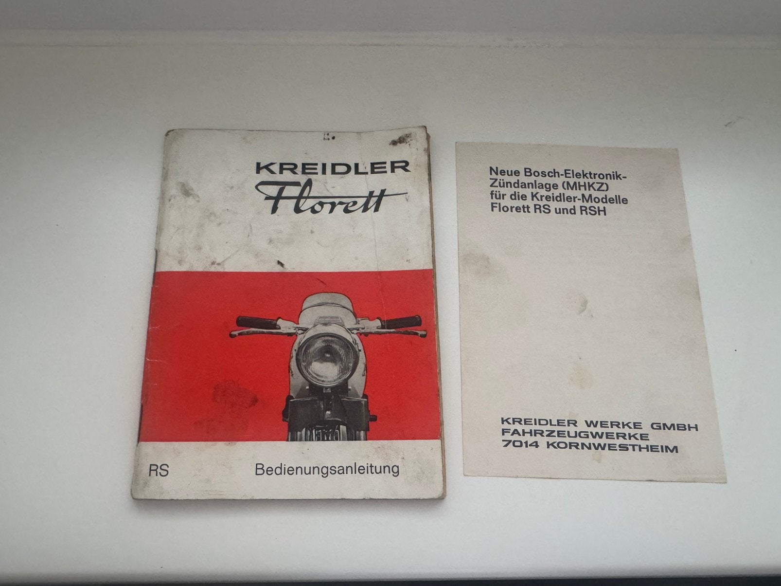 Kreidler Florett RS boekje, Ophalen of Verzenden, Zo goed als nieuw, Overige typen