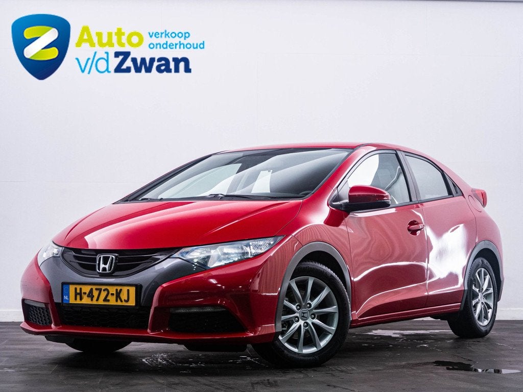 Honda Civic 1.4 Comfort Trekhaak|Clima|6-bak|ECO|LED, Auto's, Honda, Voorwielaandrijving, Euro 5, Stof, Gebruikt