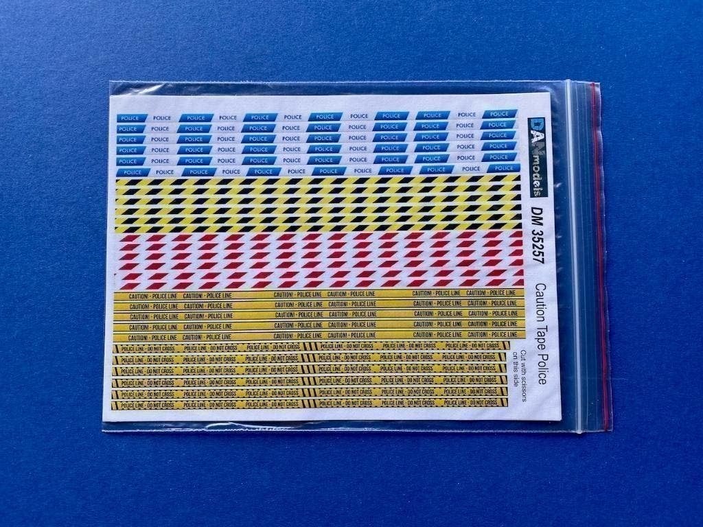 DanModels	DM35257	Caution Tape Police Danger line  1/35, Ophalen of Verzenden, Nieuw, 1:35 tot 1:50