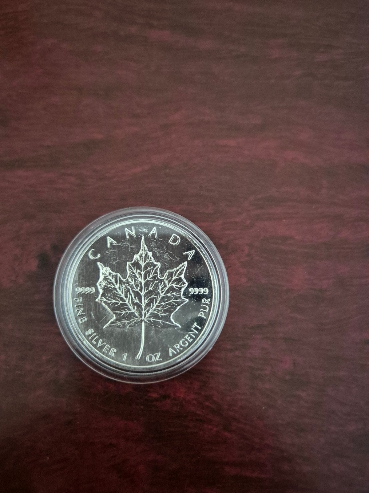 0.999 zilver ounce Canada Maple Leaf 1999, Ophalen of Verzenden, Zilver