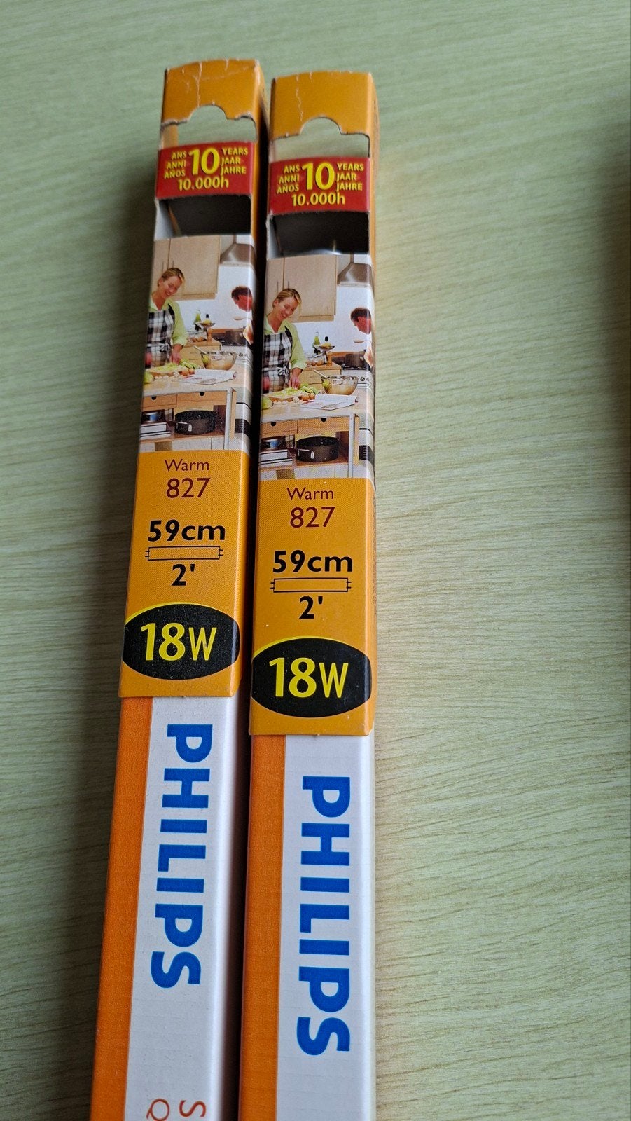 Nieuwe Philips TL lampen 18W - Warm Wit (2 stuks), Ophalen, Nieuw