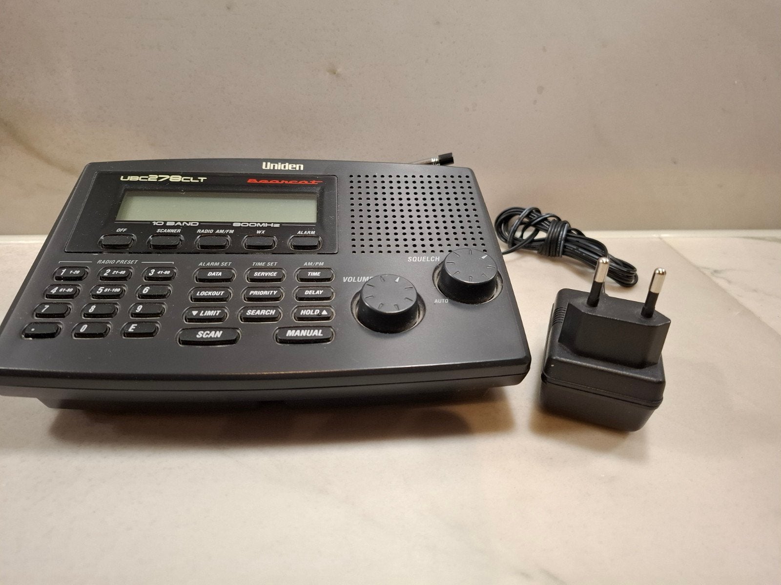 Uniden UBC 278CLT Bearcat Scanner Radio met Handleiding, Ophalen of Verzenden, Zo goed als nieuw, Radio