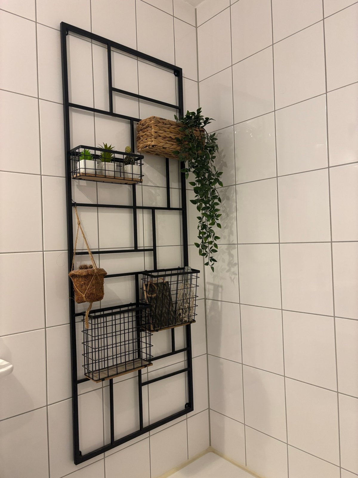 Xenos Wandrek XXL 150x55 cm - zwart, Huis en Inrichting, Woonaccessoires | Wandplanken en Boekenplanken, Ophalen of Verzenden