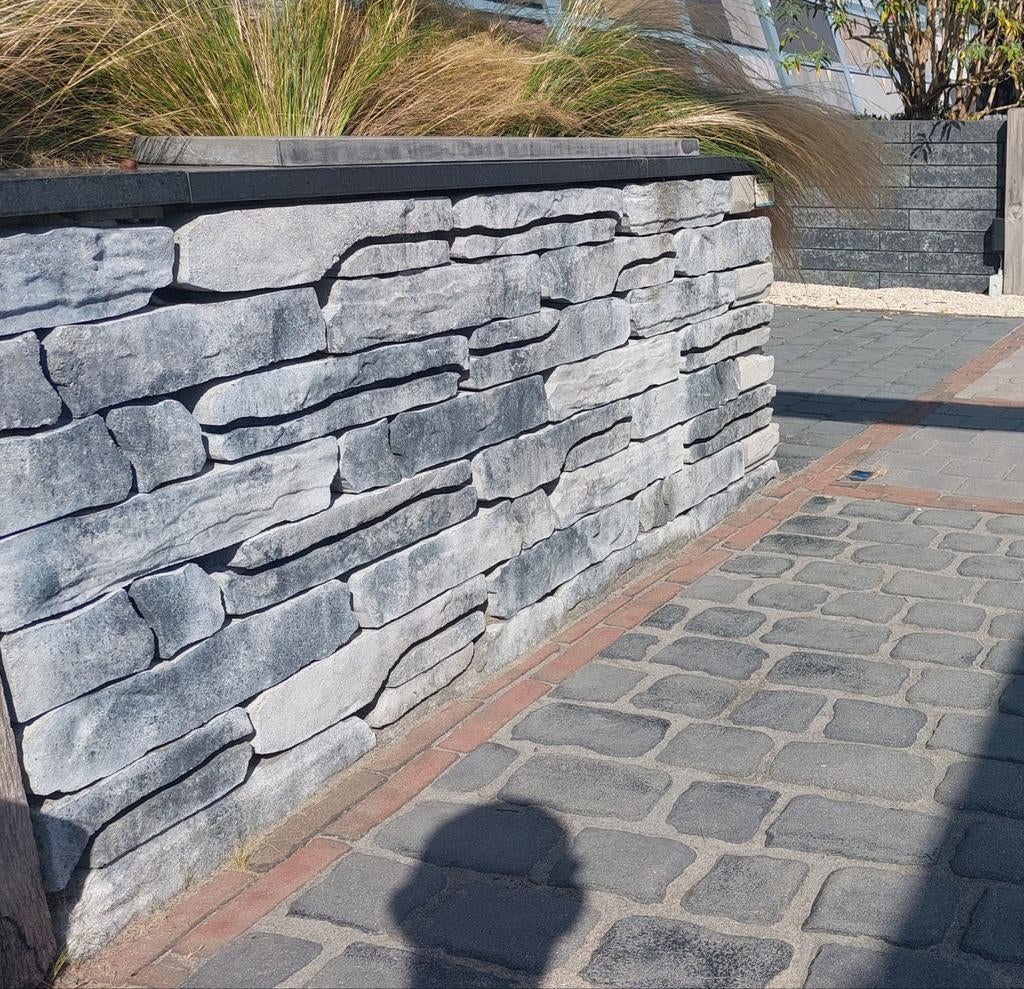 Nieuwe borderstenen kleur grijs, Tuin en Terras, Bielzen en Borders, Ophalen, Nieuw, Minder dan 25 cm, Border