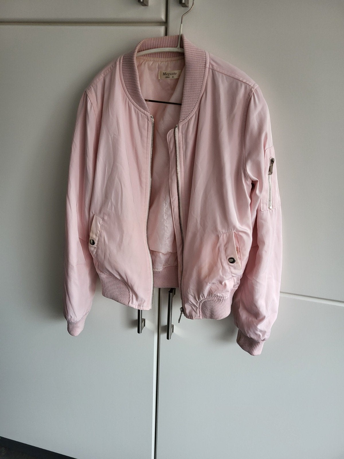 Roze bomberjack van Megusto, maat M, Kleding | Dames, Maat 38/40 (M), Roze, Gedragen, Megusto