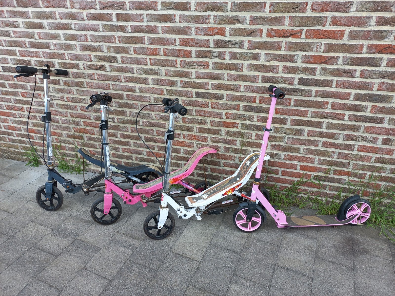 3x Space Scooter en 1x Step, Ophalen, Gebruikt, Gewone step