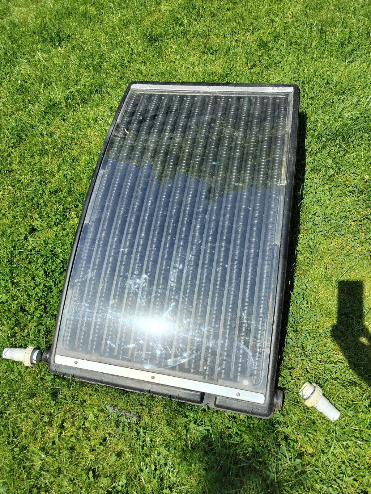Zwembad Solar Heater, groot paneel, verstelbaar, Tuin en Terras, Zwembad-toebehoren, Ophalen of Verzenden, Gebruikt, Verwarming