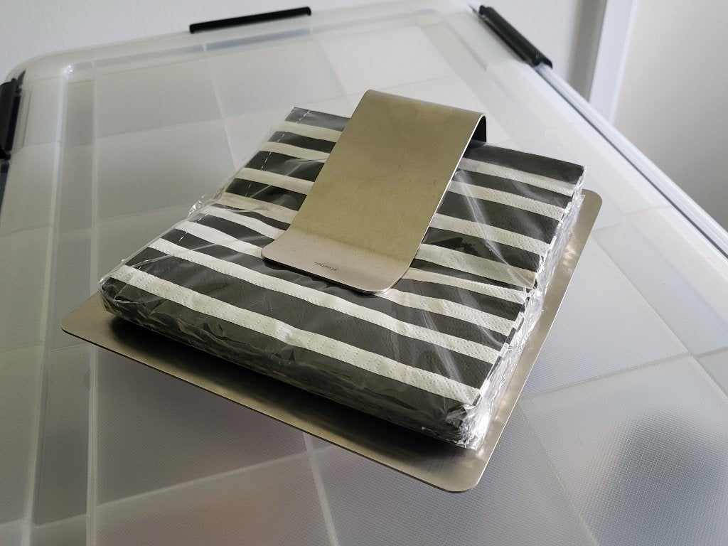 Blomus Scudo servethouder, Zilver, Ophalen of Verzenden, Metaal, Overige merken