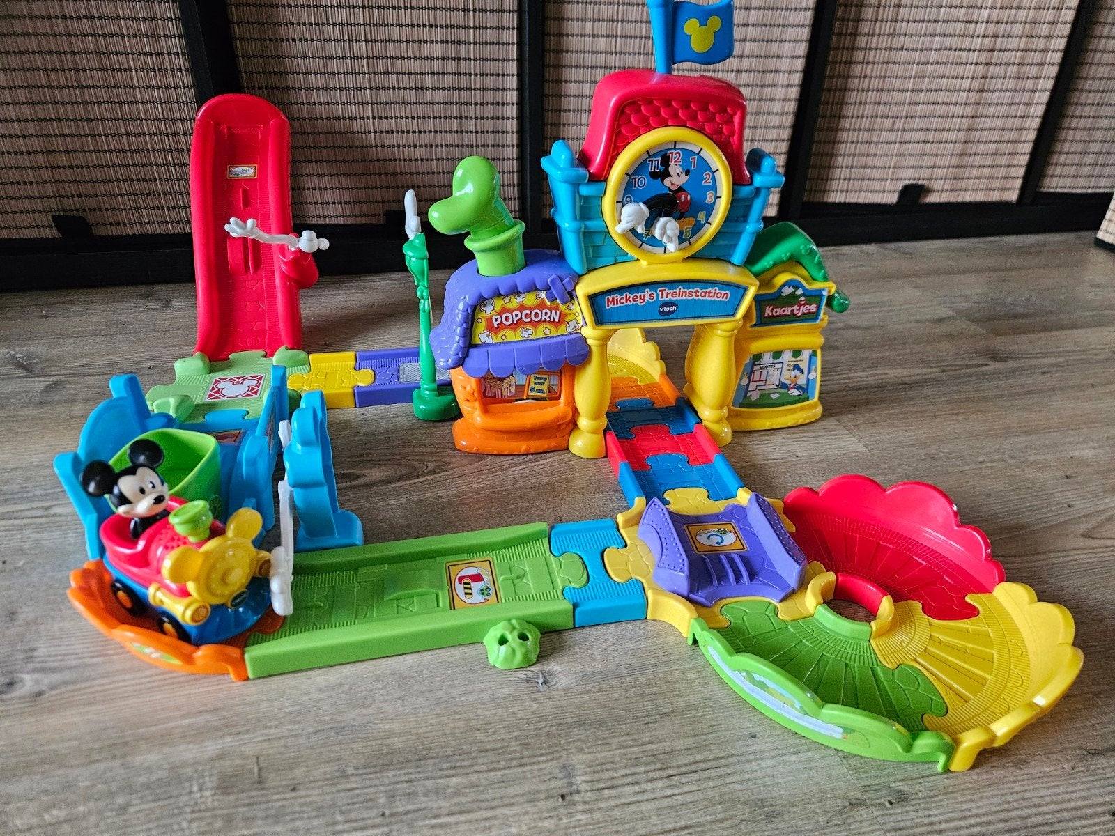 VTech Mickey's Treinstation, Ophalen of Verzenden, Zo goed als nieuw, Jongen of Meisje
