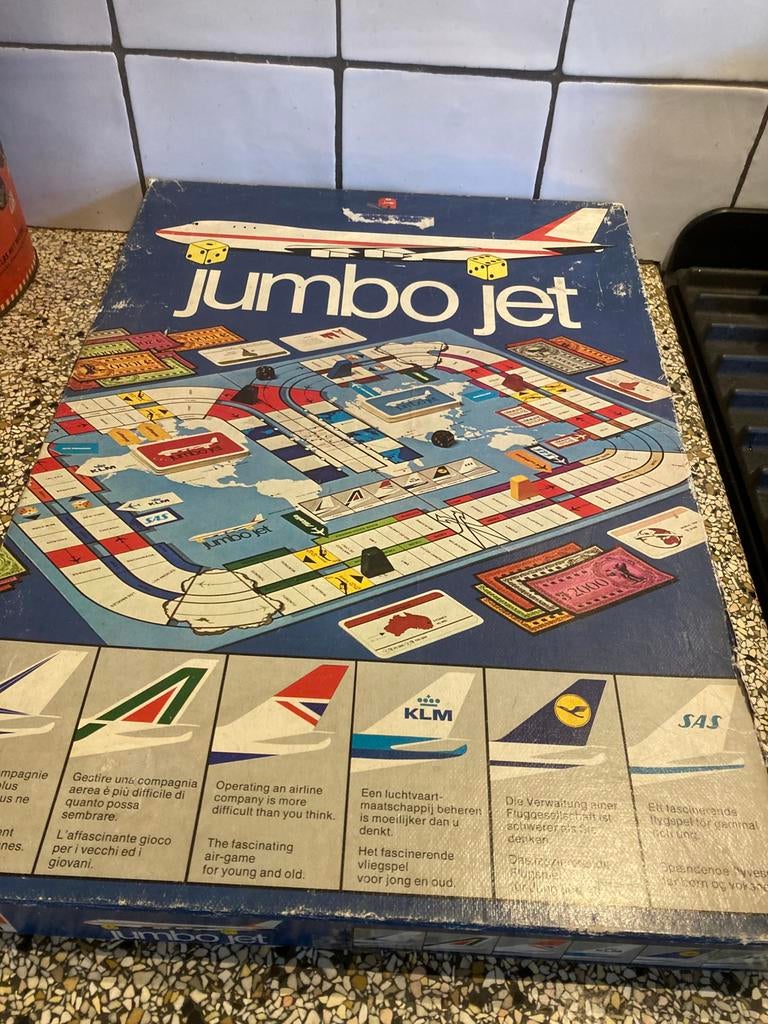 Oud vliegtuig spel, Verzamelen, Luchtvaart en Vliegtuigspotten, Ophalen of Verzenden, Zo goed als nieuw, Overige typen