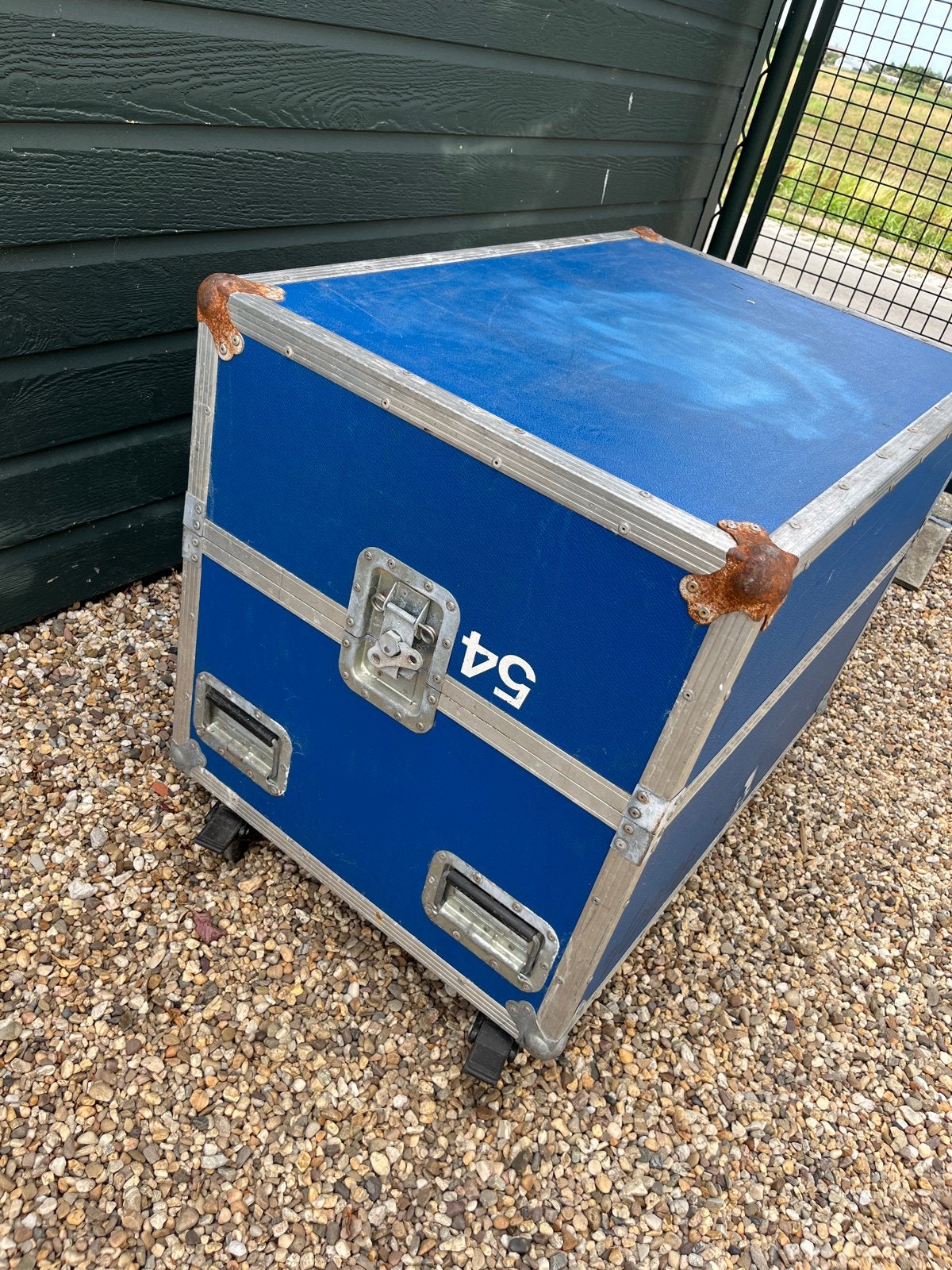 Stevige blauwe flightcase, Ophalen, Gebruikt, Overige instrumenten, Flightcase