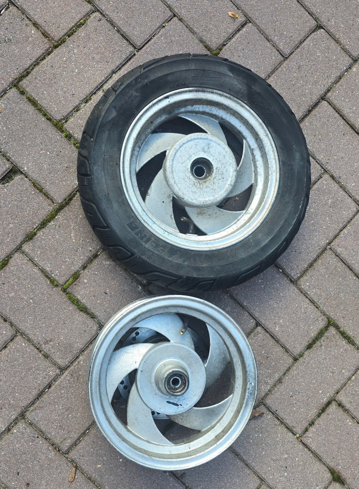 Set scootervelgen 10 inch, Fietsen en Brommers, Ophalen of Verzenden, Gebruikt, Overige typen, Overige merken
