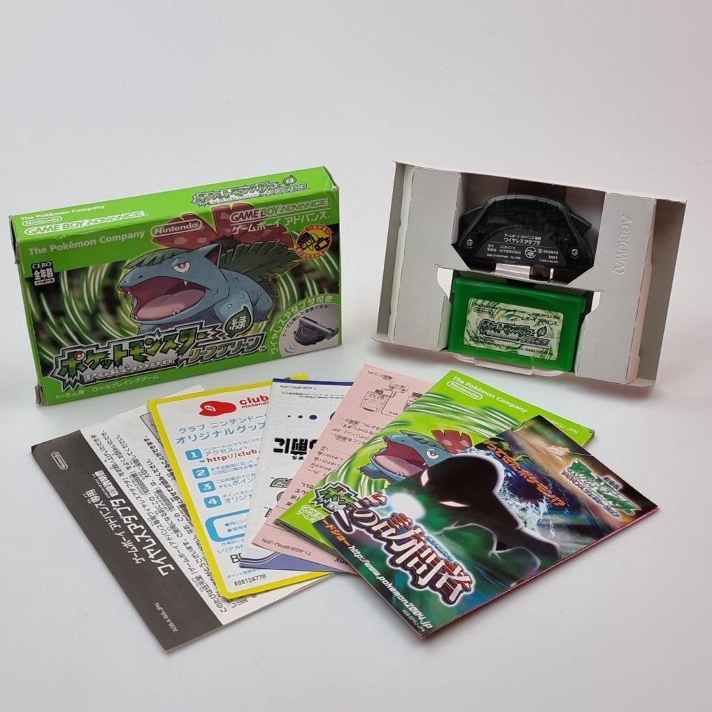 Game Boy Advance Pokemon Leaf Green Wireless Adapter, Spelcomputers en Games, Games | Nintendo Game Boy, Nintendo, Zo goed als nieuw