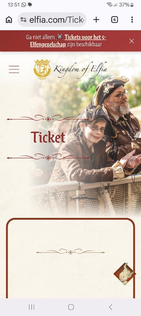 Elfia tickets zaterdag 9 mei 2026 en zondag, Twee personen
