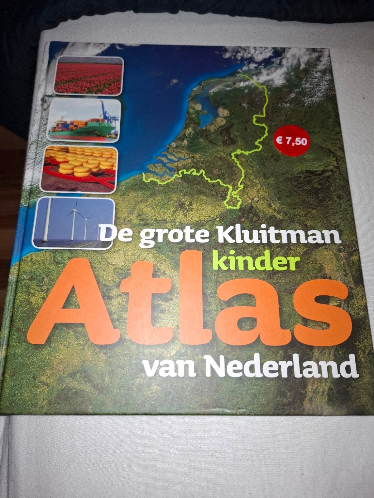 De Grote Kluitman Kinderatlas van Nederland, Ophalen, Overige atlassen, 2000 tot heden, Zo goed als nieuw