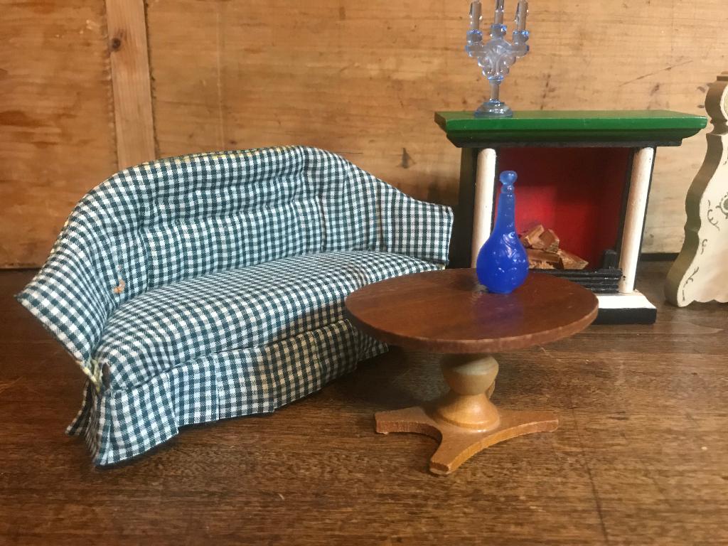 Vintage Lundby poppenhuis huiskamer * Nous Deux* , Ophalen of Verzenden, Gebruikt, Gebruiksvoorwerp