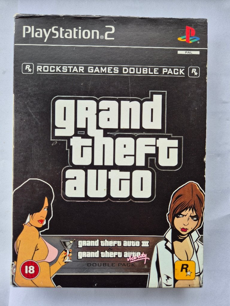 GRAND THEFT AUTO double pack, Spelcomputers en Games, Games | Sony PlayStation 2, Avontuur en Actie, Gebruikt, 1 speler, Ophalen of Verzenden