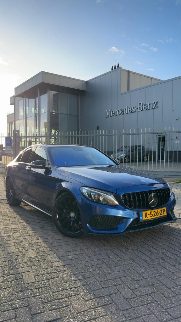 Mercedes C250 Edition 1 Pano, Camera,Carplay FULL OPTIES!, Automaat, 1800 kg, 4 cilinders, Blauw