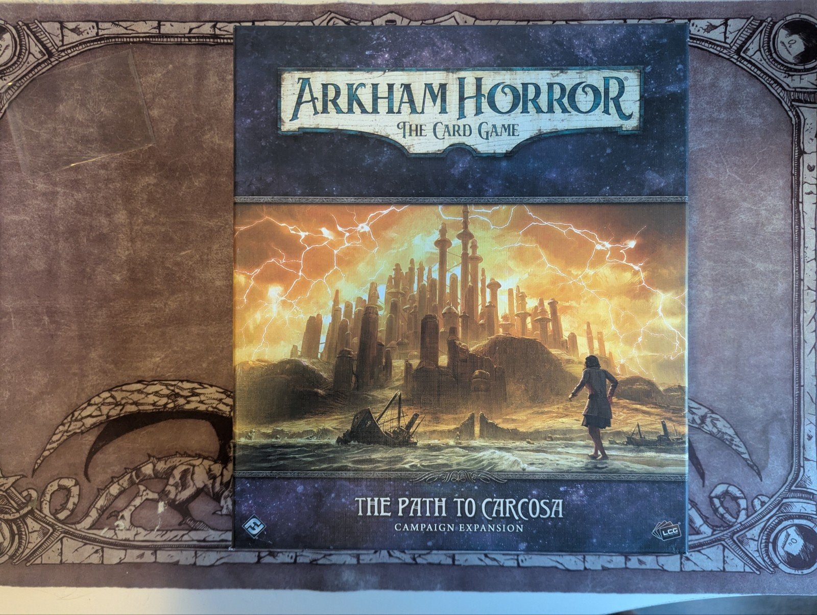 Arkham Horror LCG: The Path to Carcosa Campaign Expansion, Een of twee spelers, Ophalen, Zo goed als nieuw, Fantasy Flight Games