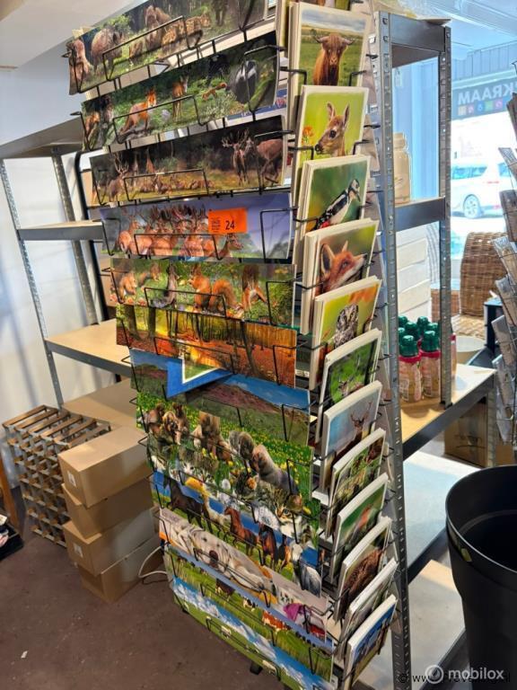 Online Veiling: Display-rek inclusief inhoud - diverse ka..., Diversen