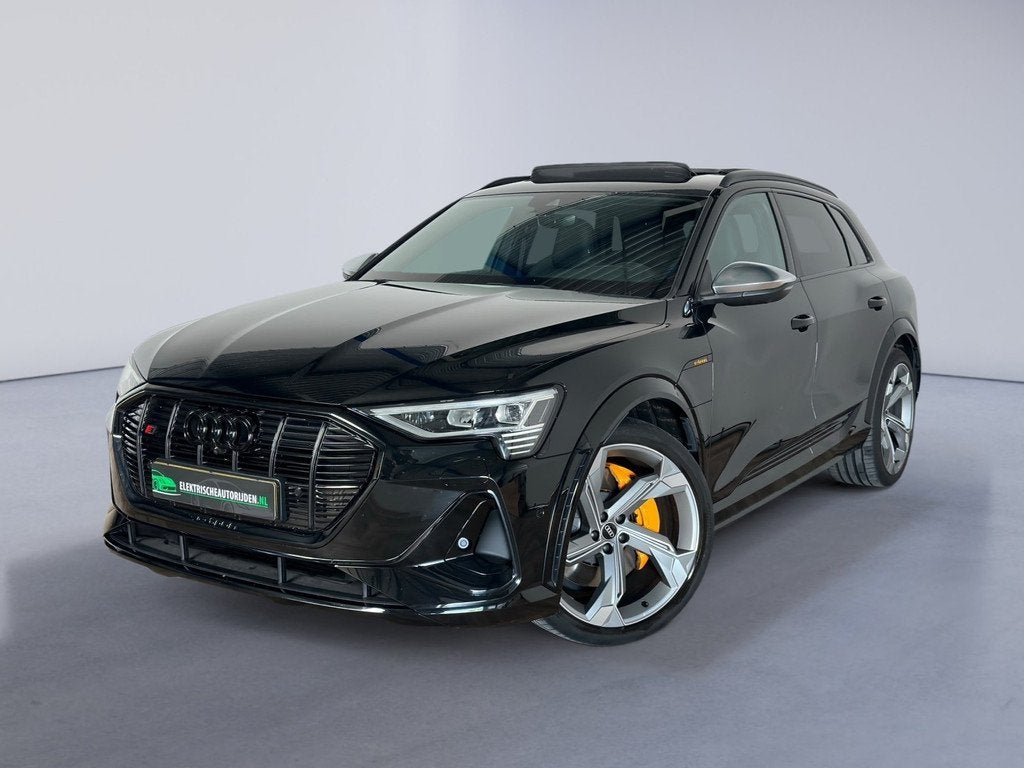 Audi E-tron S quattro 95 kWh|503 PK|NAP|SFEER|PANO|B&O|INCL, Auto's, Audi, Automaat, 131 €/maand, Zwart, 95 kWh