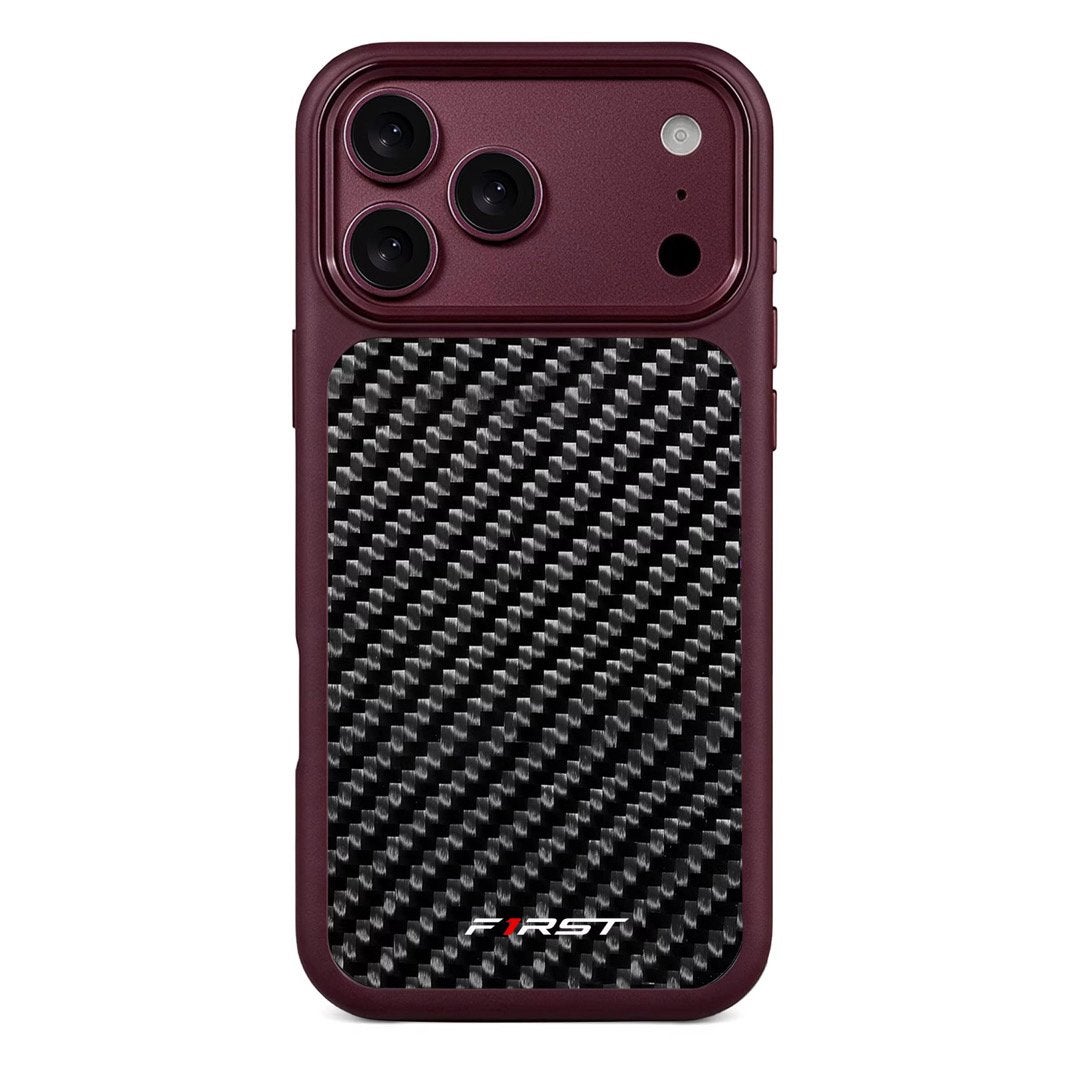 iPhone 18 Pro & Pro Max hoesje in Burgundy Red, Ophalen of Verzenden, Nieuw, Draadloos opladen, Rood