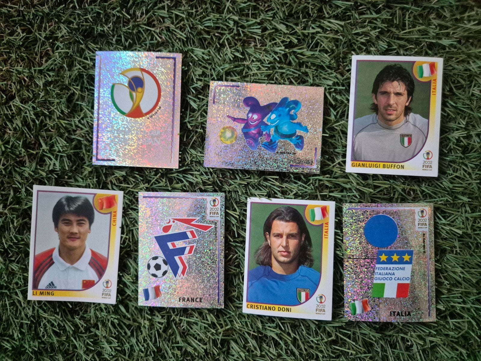 Panini WK 2002 Zuid Korea Japan Intro Buffon, Ophalen of Verzenden, Zo goed als nieuw, Sticker