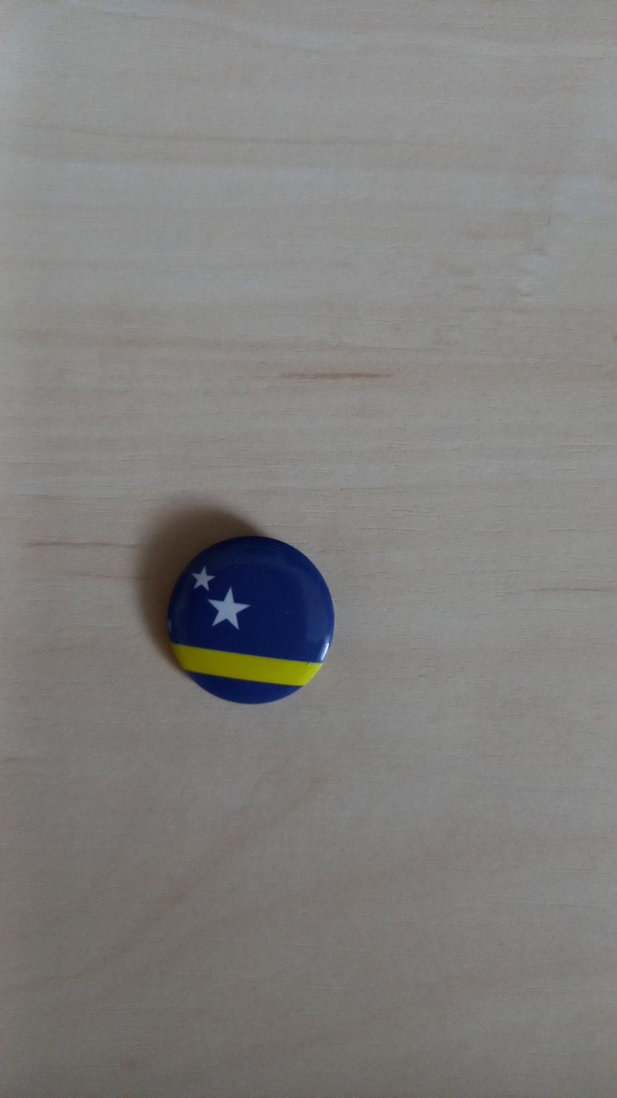 WK Dekamarkt Button Curacao, Ophalen of Verzenden