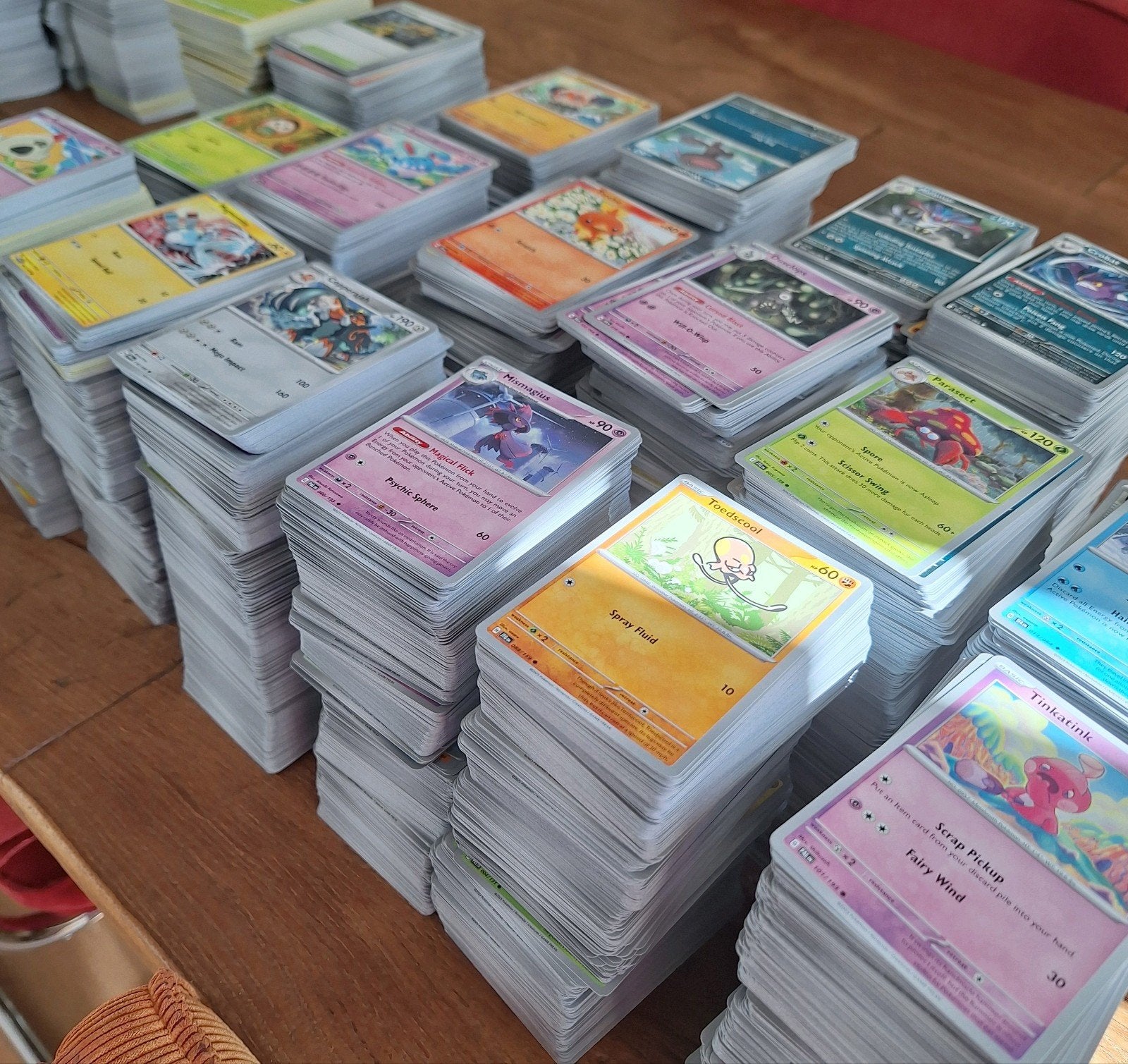 9500 bulk pokemon kaarten, Ophalen of Verzenden, Zo goed als nieuw, Meerdere kaarten