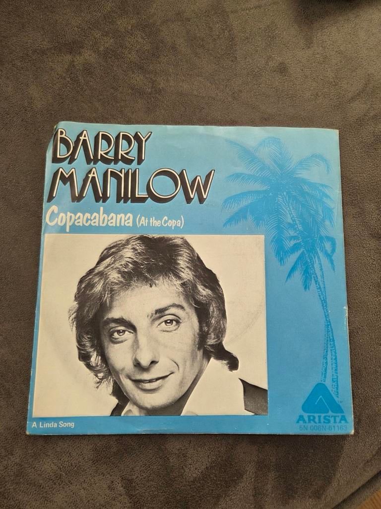 Barry manilow Copacabana 7 inch singel vinyl, Cd's en Dvd's, Vinyl Singles, Ophalen of Verzenden, Zo goed als nieuw, Overige formaten