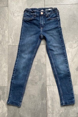 Gevoerde skinny spijkerbroek van H&M, maat 116 (qwe), Kinderen en Baby's, Kinderkleding | Maat 116, Broek, Meisje, H&M, Ophalen of Verzenden