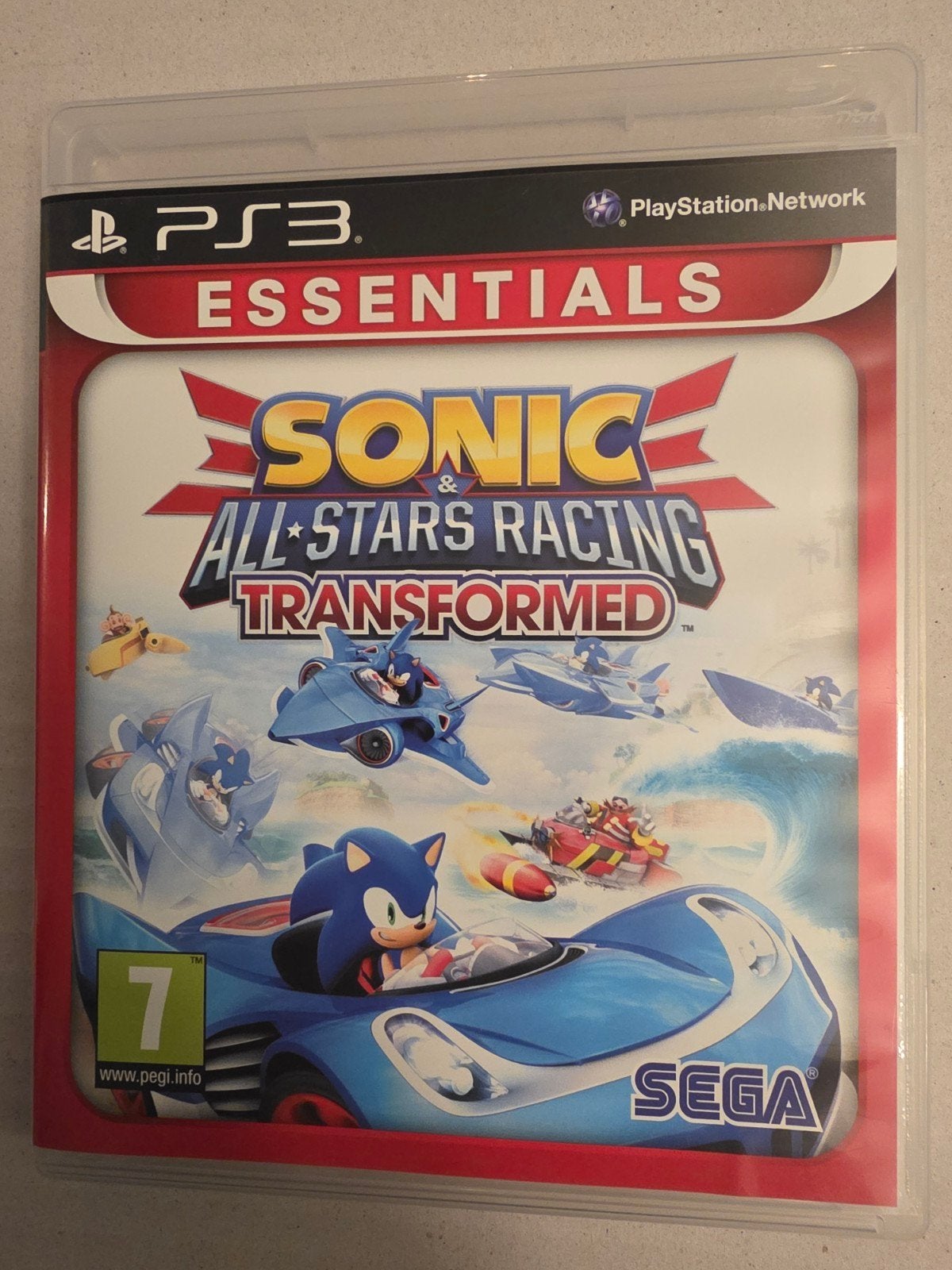Sonic & All-Stars Racing Transformed PS3 Essentials, Ophalen of Verzenden, Zo goed als nieuw