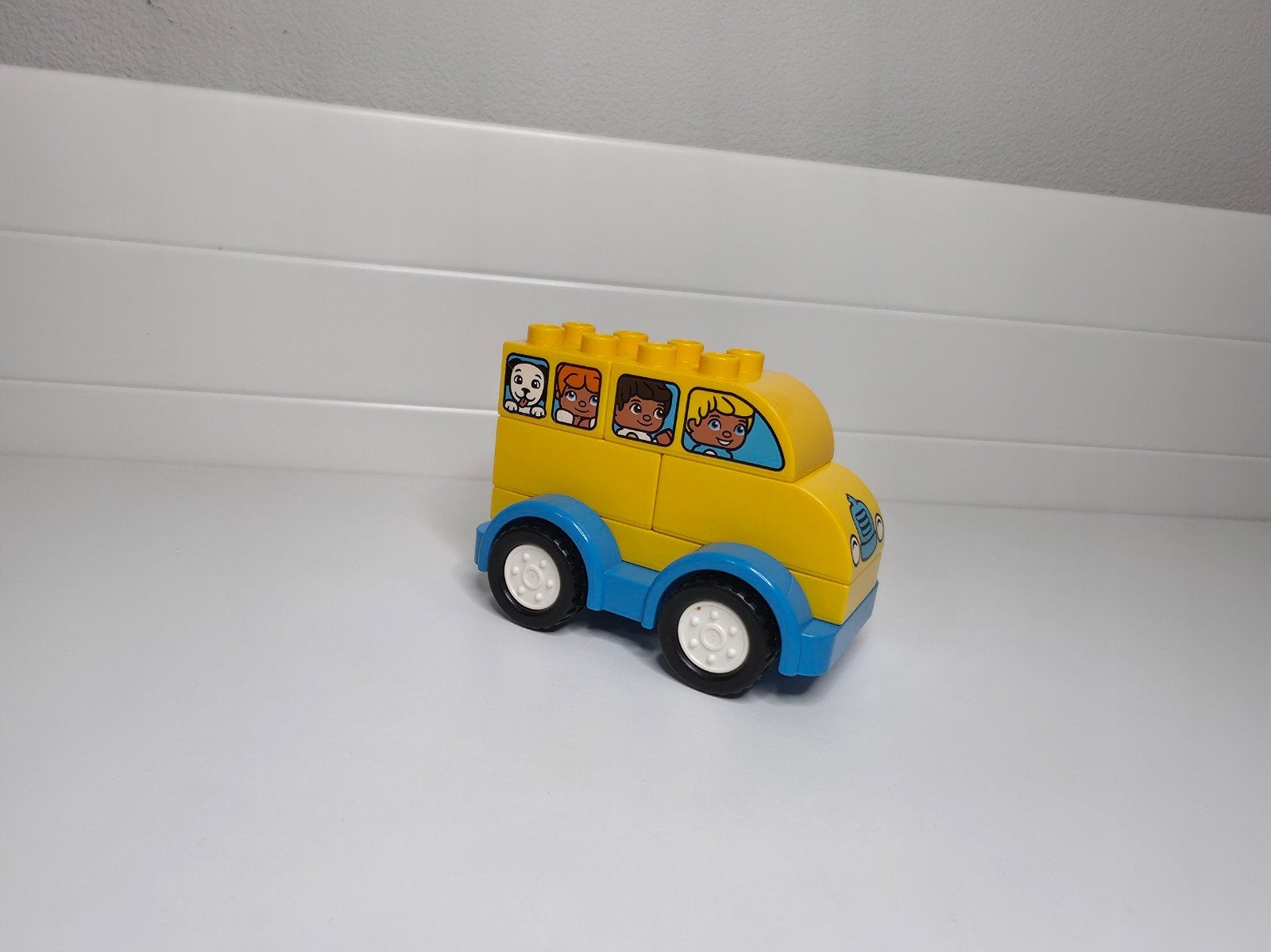 LEGO Duplo Mijn eerste school bus - Set 10851 - Compleet, Ophalen of Verzenden, Zo goed als nieuw, Duplo