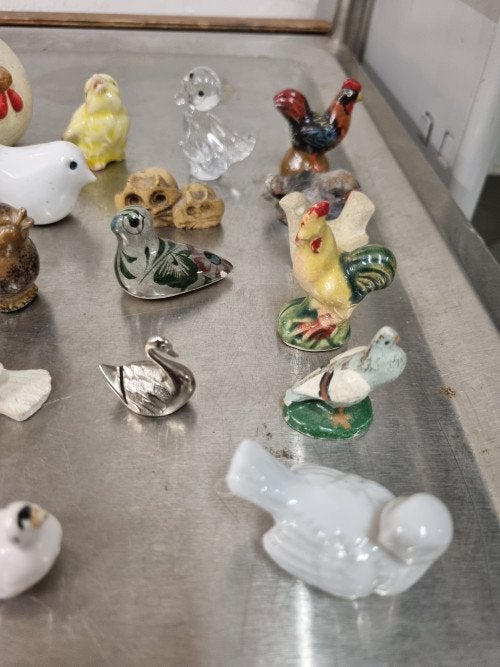 letterbakbeeldjes vogels / kippen 20 stuks, Ophalen of Verzenden