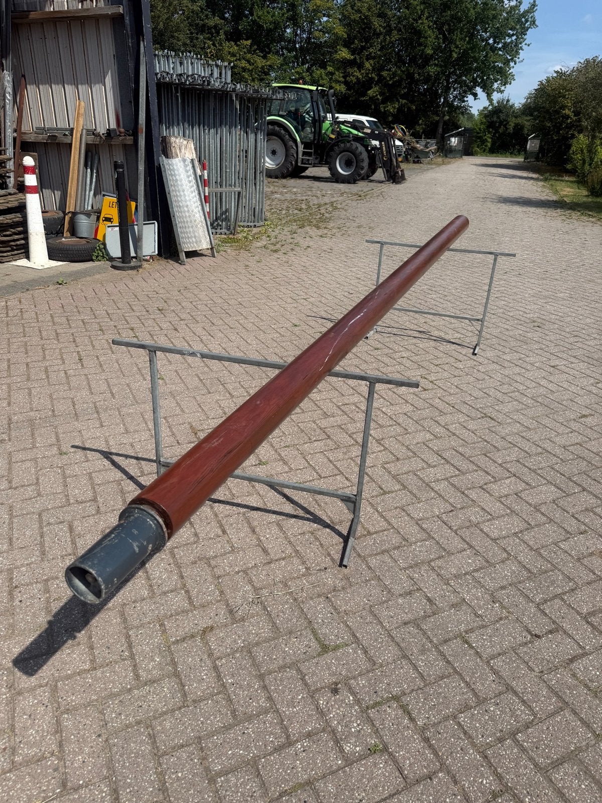 Houten Lantaarnpaal 430 cm lang, Ophalen, Zo goed als nieuw, Balk, Overige houtsoorten
