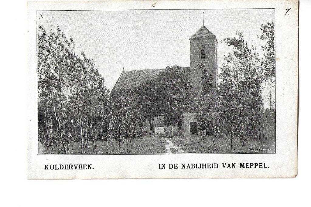 kolderveen  nijeveen  meppel  1890, Verzamelen, Gebruikt, Verzenden, Gebouw, Voor 1940
