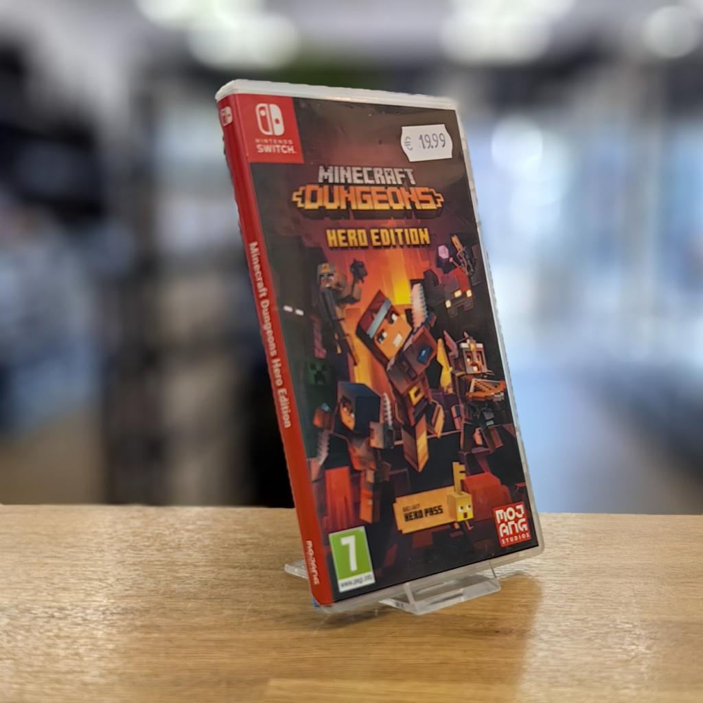 Minecraft Ouhgeohs Hero Edition - Switch Game, Spelcomputers en Games, Spelcomputers | Nintendo Switch, Nintendo, Zo goed als nieuw
