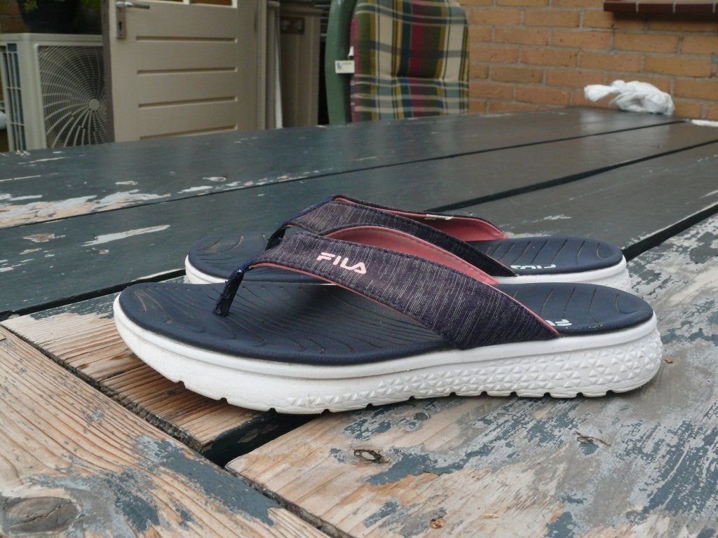 Fila teen slippers maat 39, Slippers, Blauw, Ophalen of Verzenden, Zo goed als nieuw