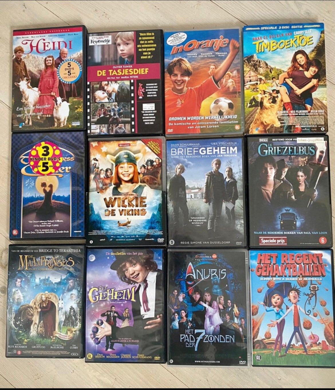 12 leuke DVD’s voor kinderen, Alle leeftijden, Ophalen of Verzenden, Zo goed als nieuw, Nederlands