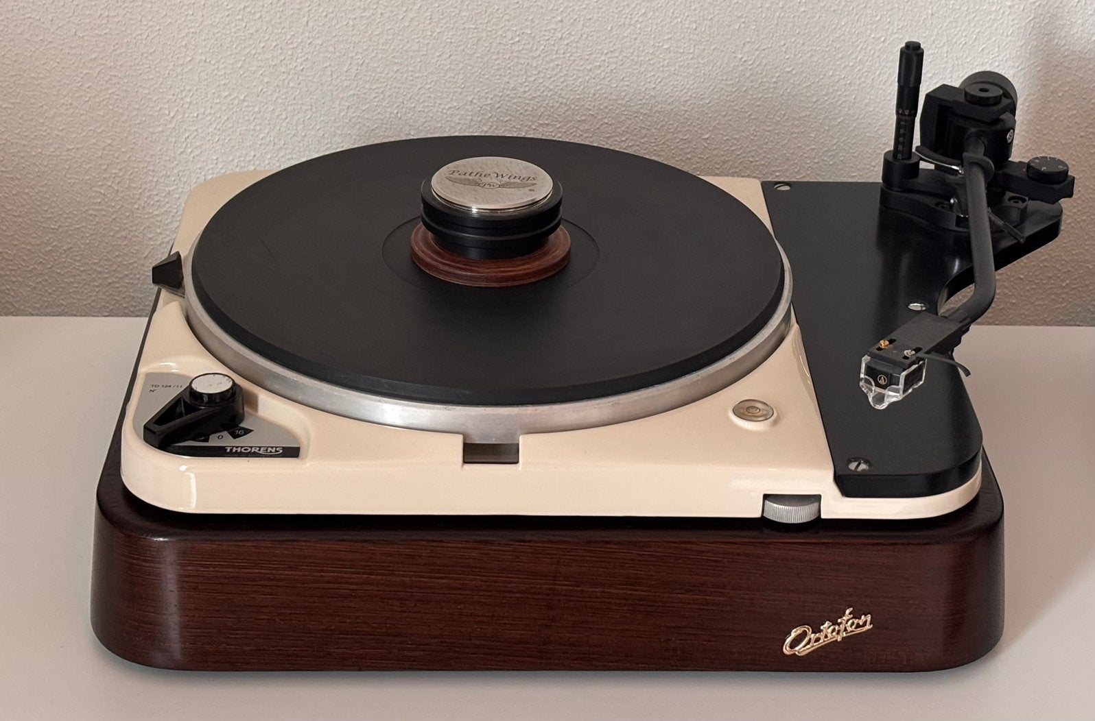 Thorens TD124 plinth Wengé, Audio, Tv en Foto, Platenspelers, Ophalen, Thorens