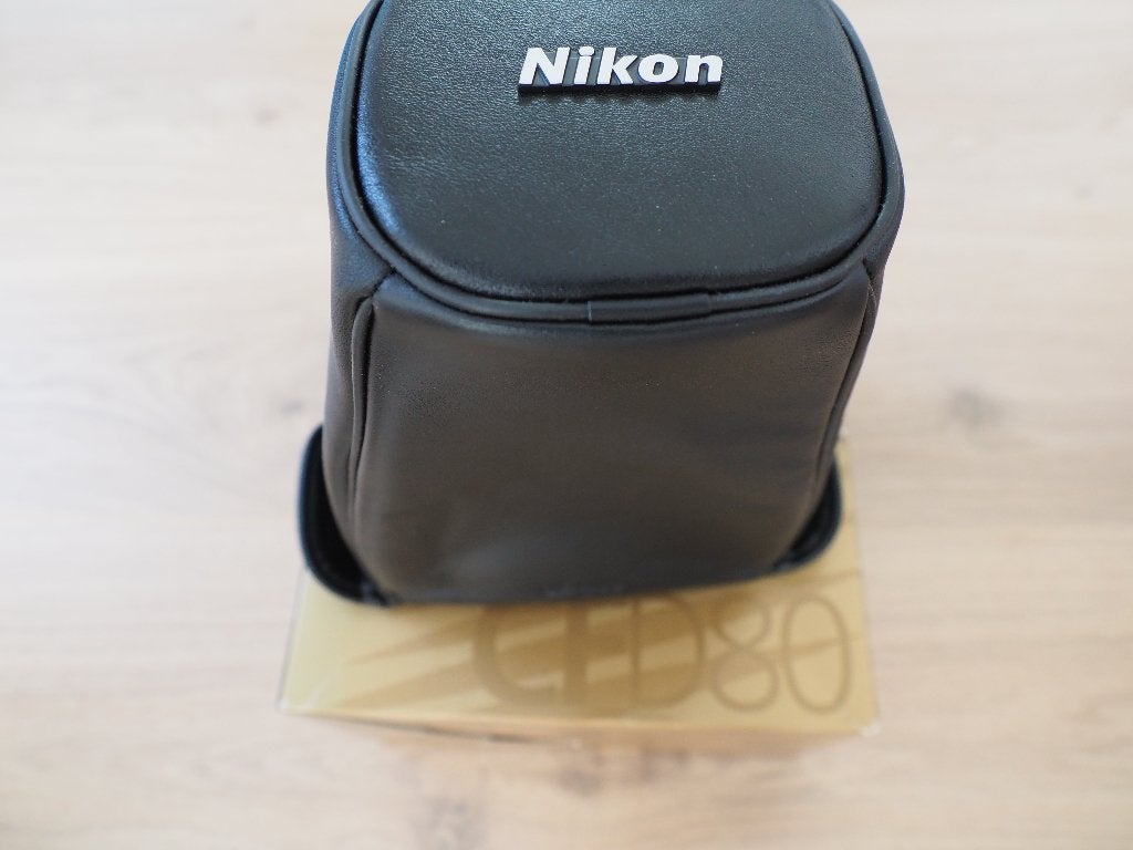 NIKON tas, leer, splinternieuw, Audio, Tv en Foto, Fotografie | Fototassen, Hoes, Ophalen of Verzenden, Zwart, Nikon